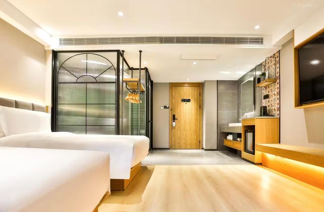 True Go Hotel - Shanghai Jing'An Temple Nanjing West Road ภายนอก รูปภาพ